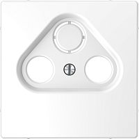 Лицевая панель Schneider Electric Merten D-Life для 3-м. розетки TV+R+SAT белый лотос картинка